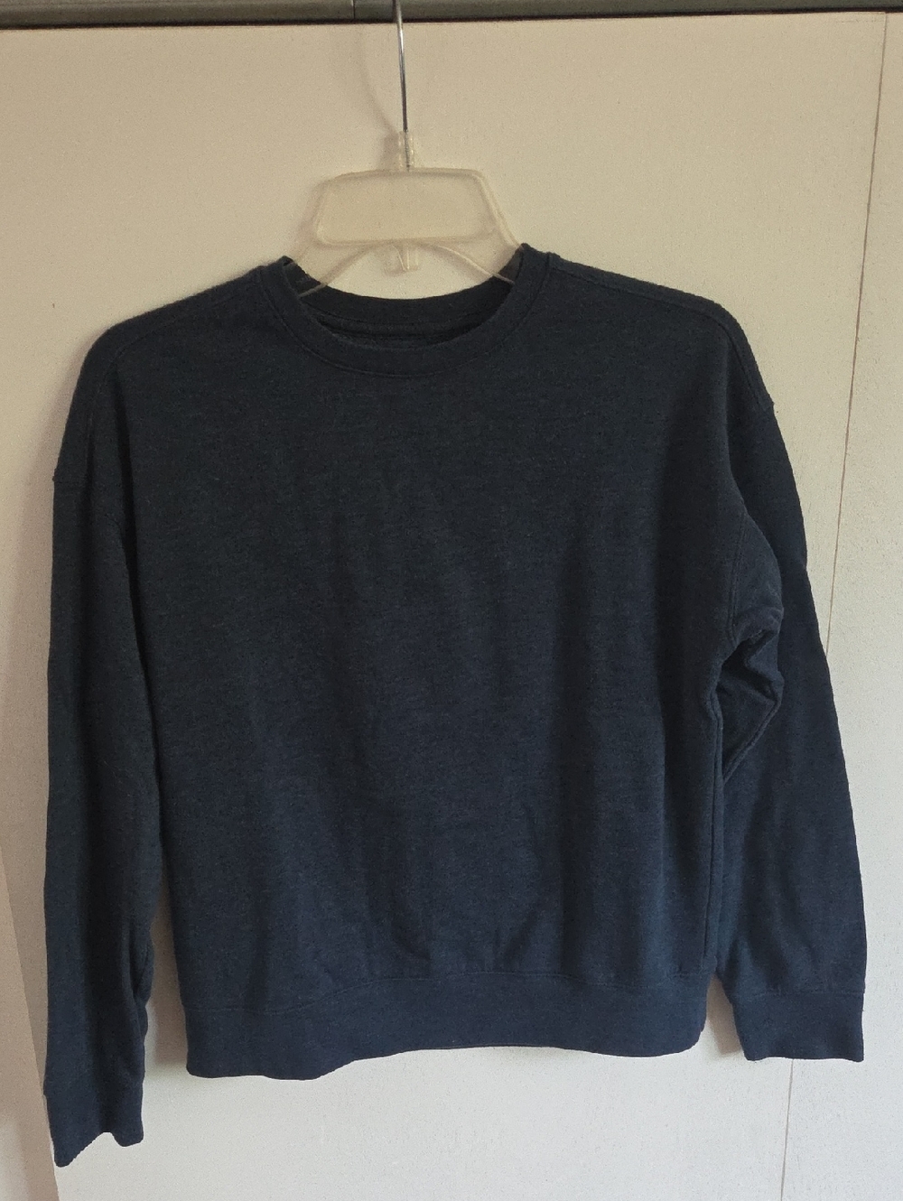 Navy Boys Fleece-lined Crewneck